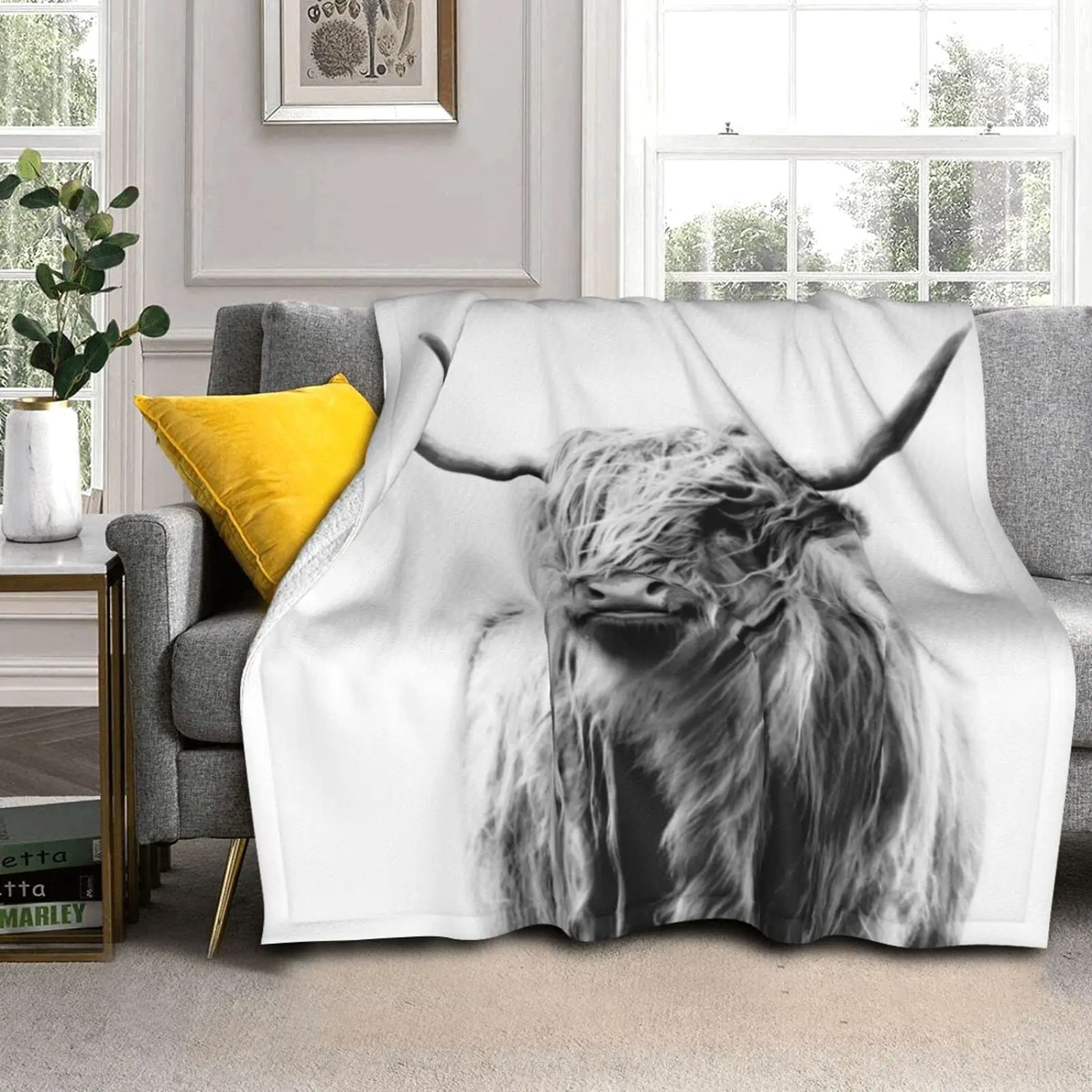 Highland Cow Blanket Animal Be – Highland Home Textiles recenzja i cena