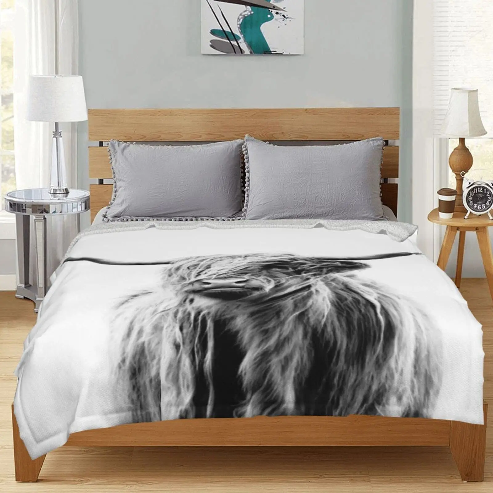Highland Cow Blanket Animal Be – Highland Home Textiles recenzja i cena