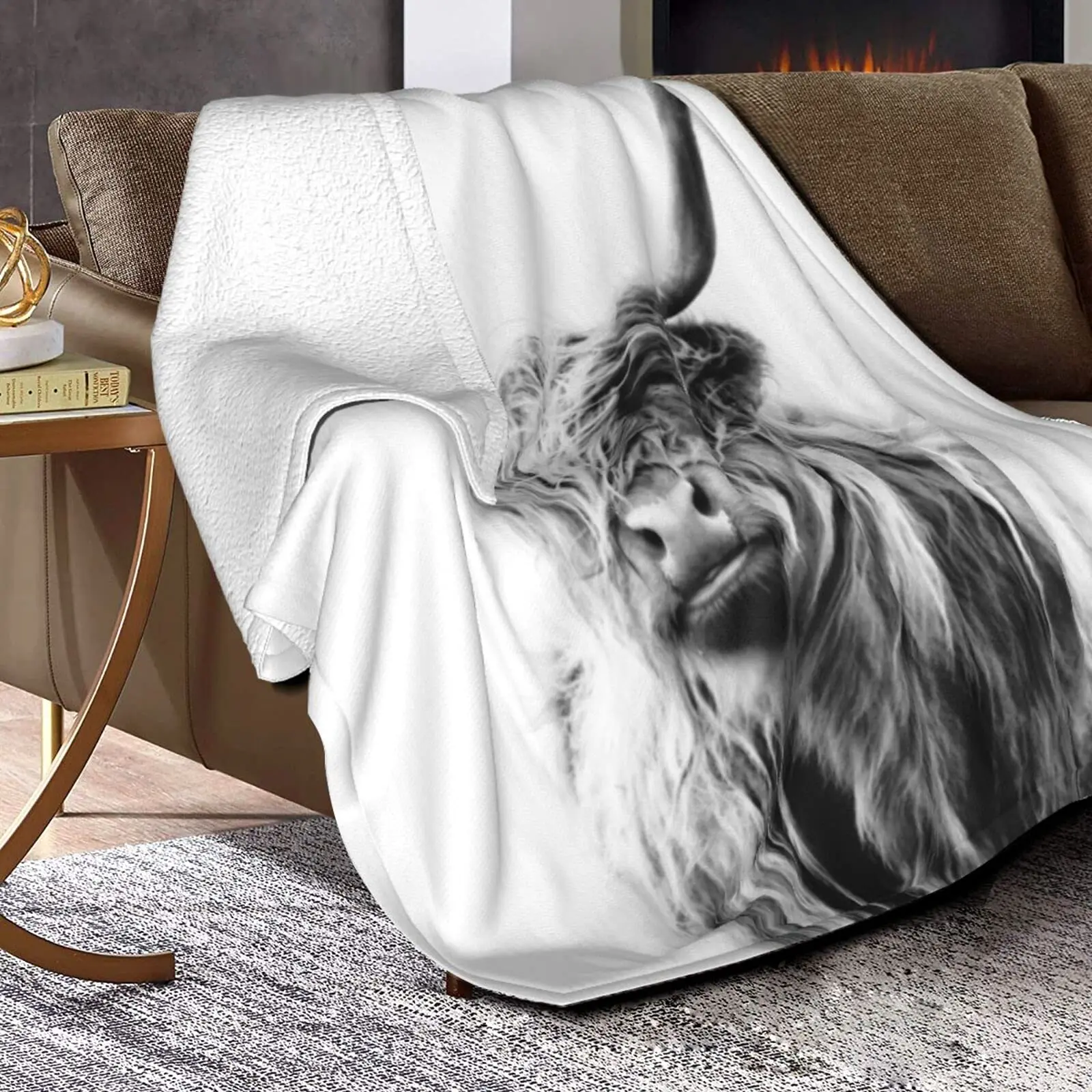 Highland Cow Blanket Animal Be – Highland Home Textiles recenzja i cena