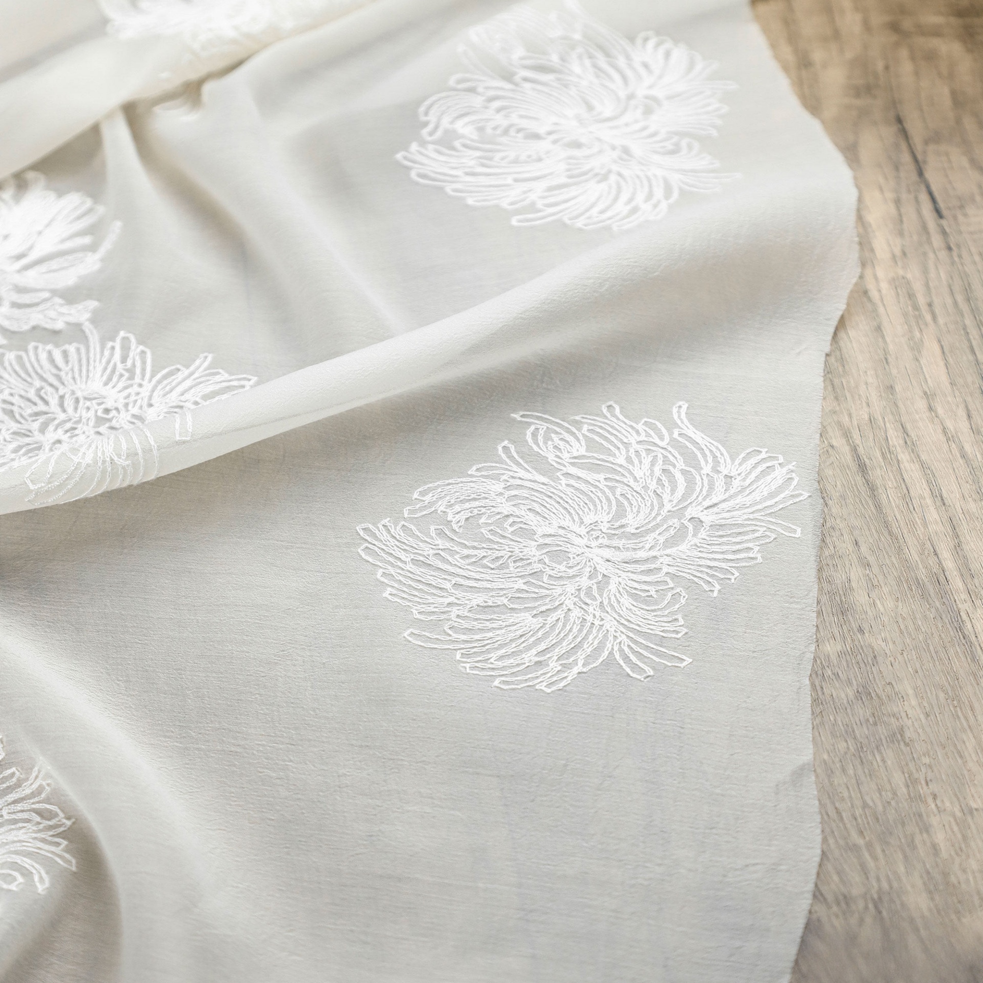 1Meter Chrysanthemum Embroider – Home Textiles Importers In Usa recenzja i cena