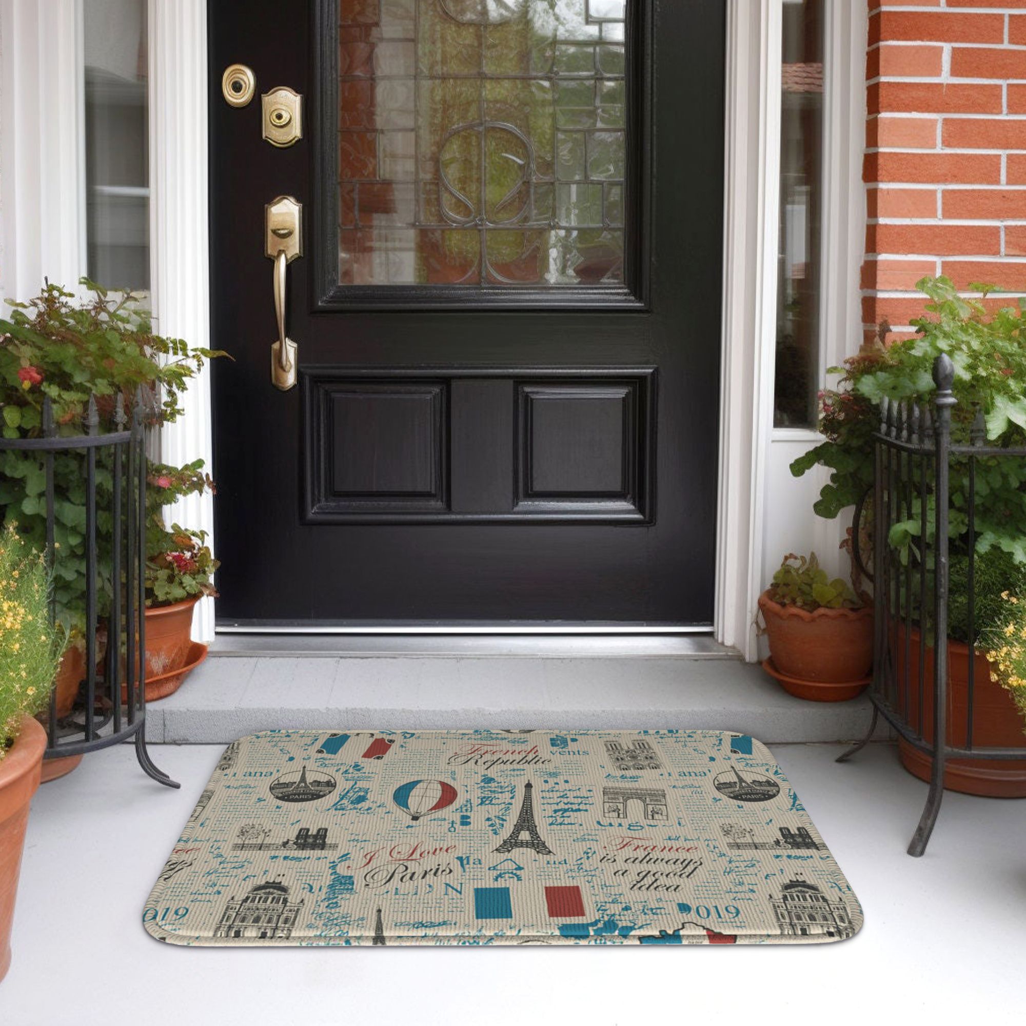 Paris Eiffel Tower Doormat Dus – Home Textiles Paris recenzja i cena