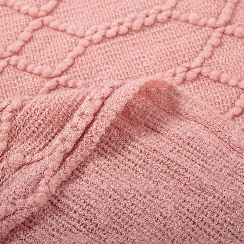 Vintage Gift Khaki Navy Blanke – Throw Blanket Chunky Knit recenzja i cena