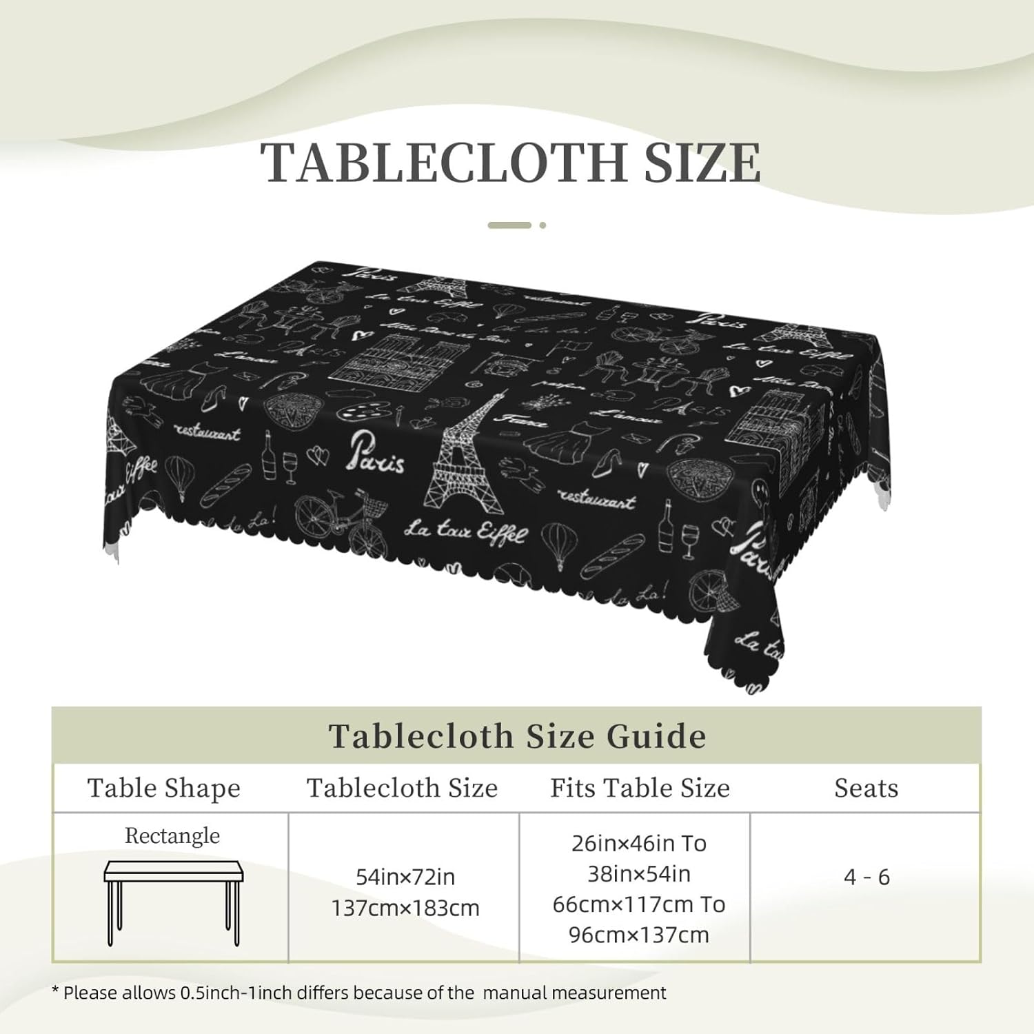 Eiffel Tower Tablecloth France – Home Textiles Paris recenzja i cena