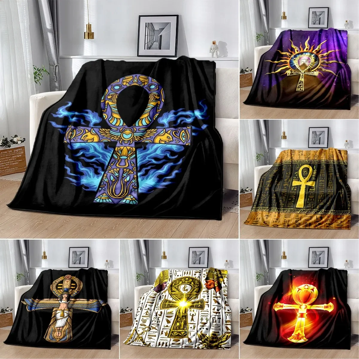 Egypt Blanket Cross Flannel Th – Home Textiles Egypt recenzja i cena