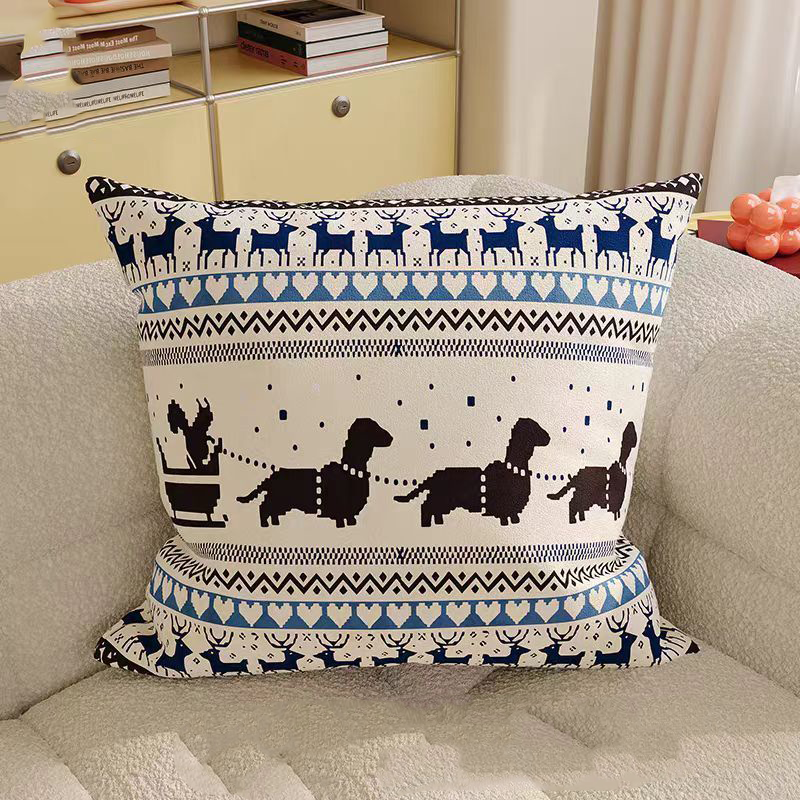 Christmas Fair Isle Dachshund  – Home Textiles Fair recenzja i cena