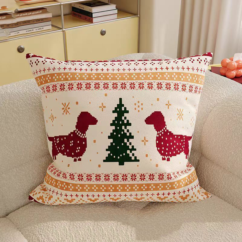 Christmas Fair Isle Dachshund  – Home Textiles Fair recenzja i cena