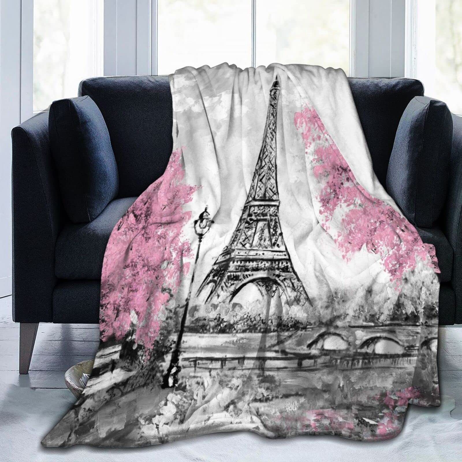 Eiffel Tower in Paris Printed  – Home Textiles Paris recenzja i cena