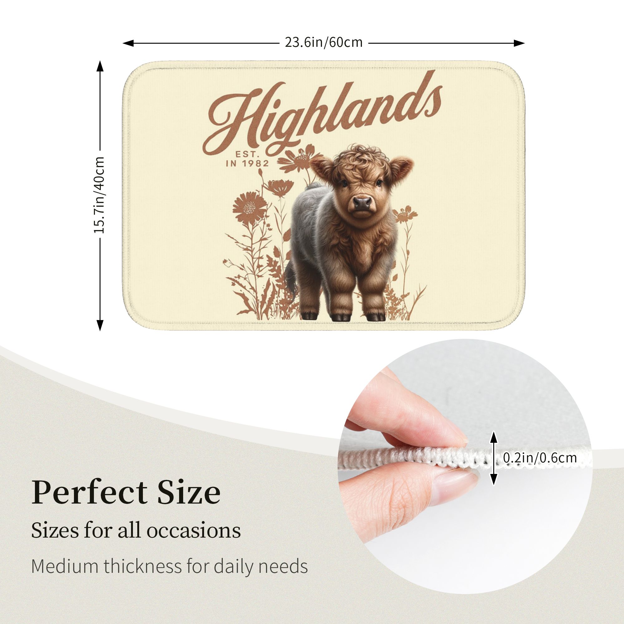 Baby Highland Cow Fuzzy Scotla – Highland Home Textiles recenzja i cena