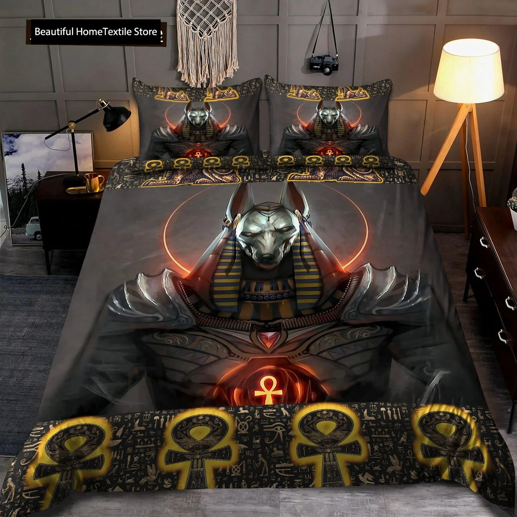 Ancient Egypt Anubis Egyptian  – Home Textiles Egypt recenzja i cena