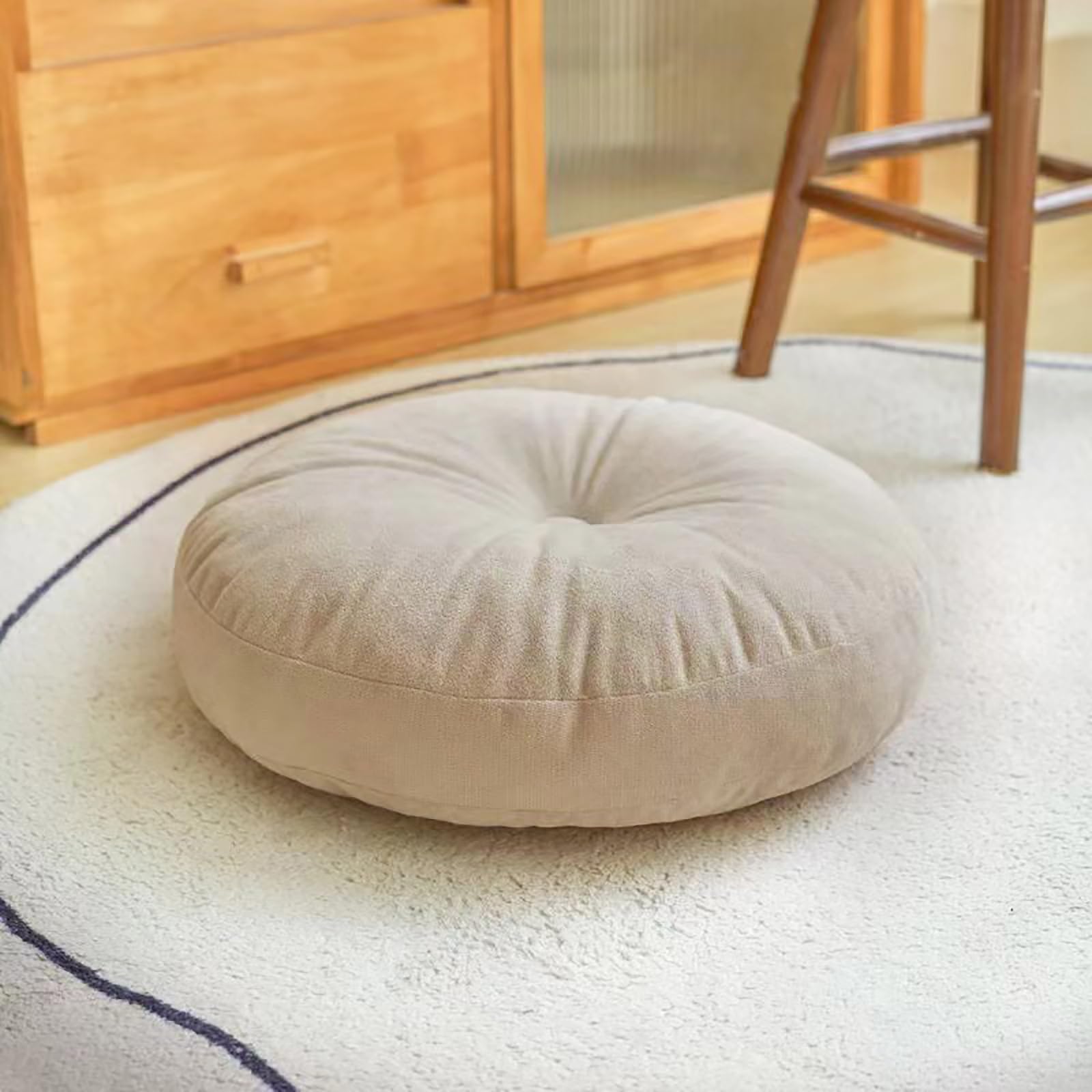 Thick Round Cushion,Soft & Com – Floor Cushion Pouf recenzja i cena