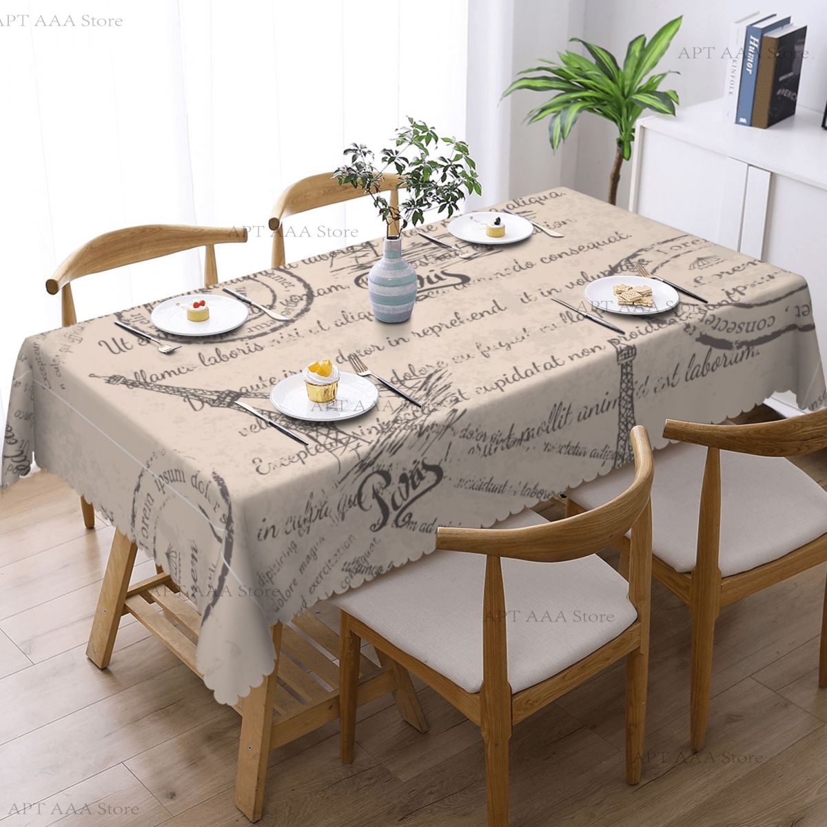 Vintage Eiffel Tower Lettering – Home Textiles Paris recenzja i cena