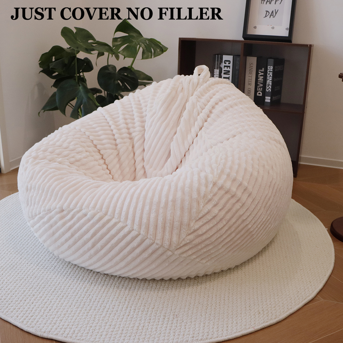 Bean Bag Cover without filler  – Floor Cushion Pouf recenzja i cena