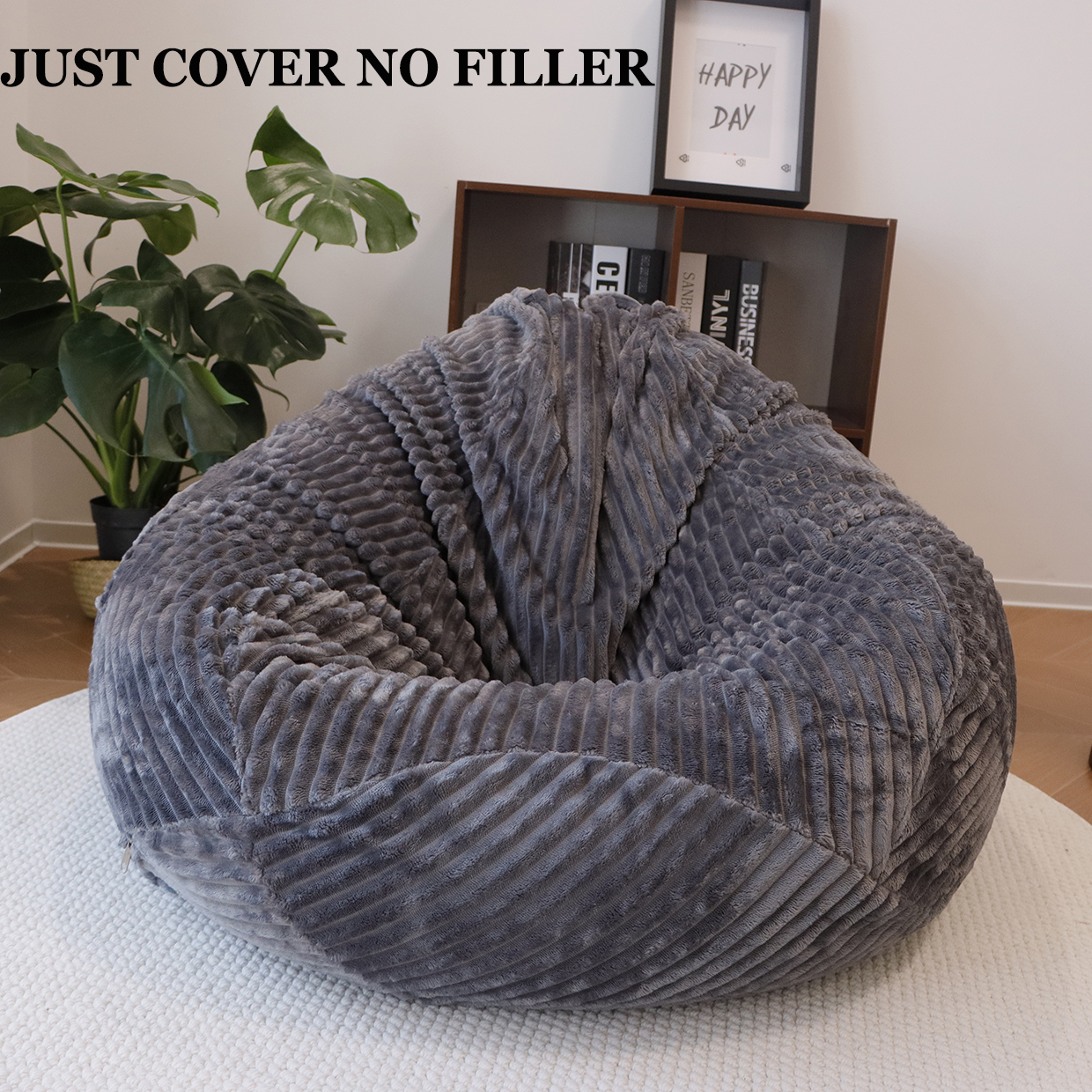 Bean Bag Cover without filler  – Floor Cushion Pouf recenzja i cena
