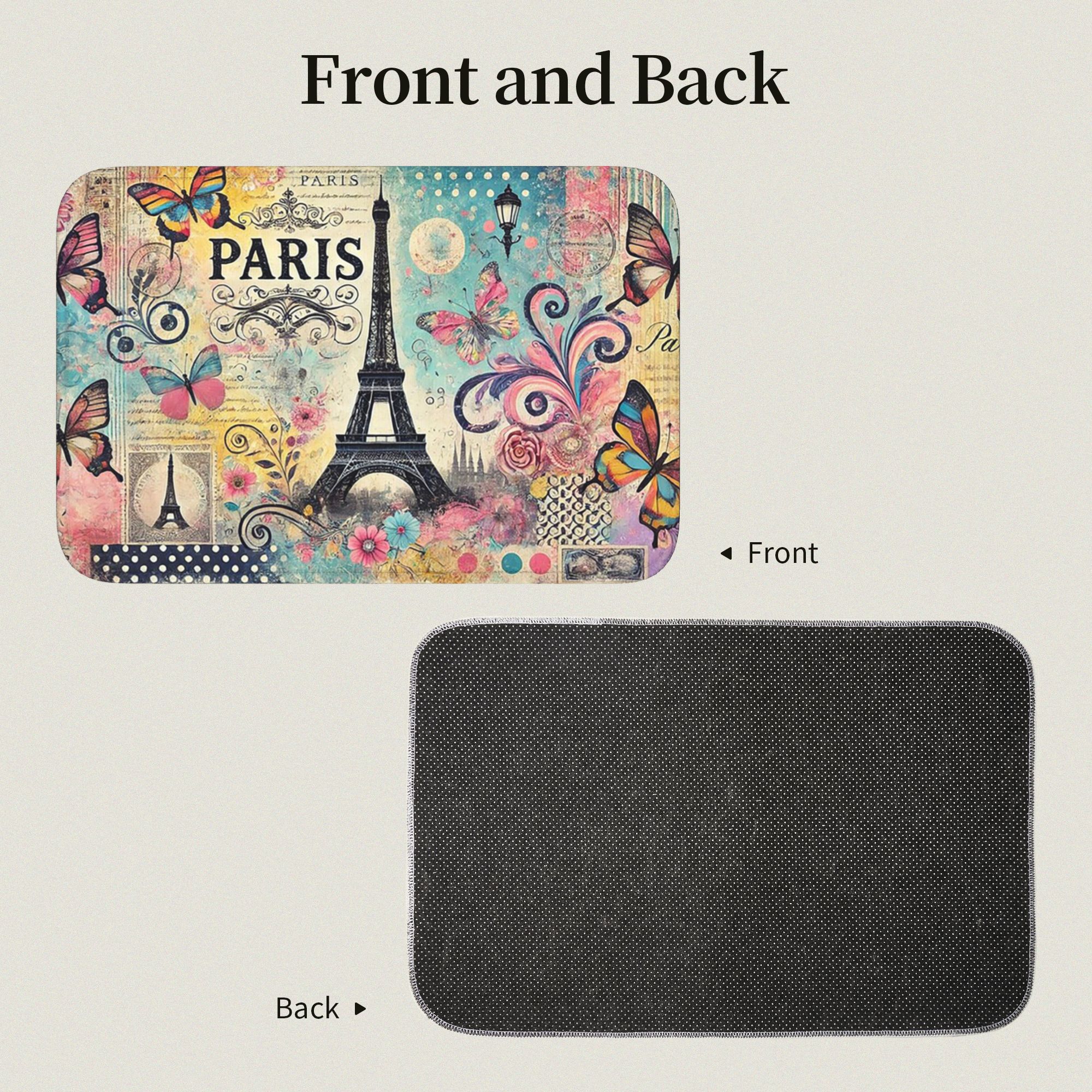Paris Eiffel Tower art Doormat – Home Textiles Paris recenzja i cena