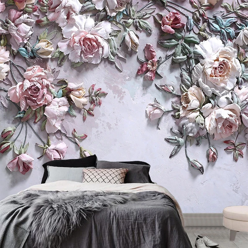 3D Wallpaper Modern Stereo Ros – Home Textiles Photos recenzja i cena