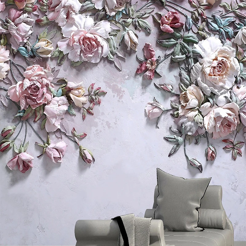3D Wallpaper Modern Stereo Ros – Home Textiles Photos recenzja i cena