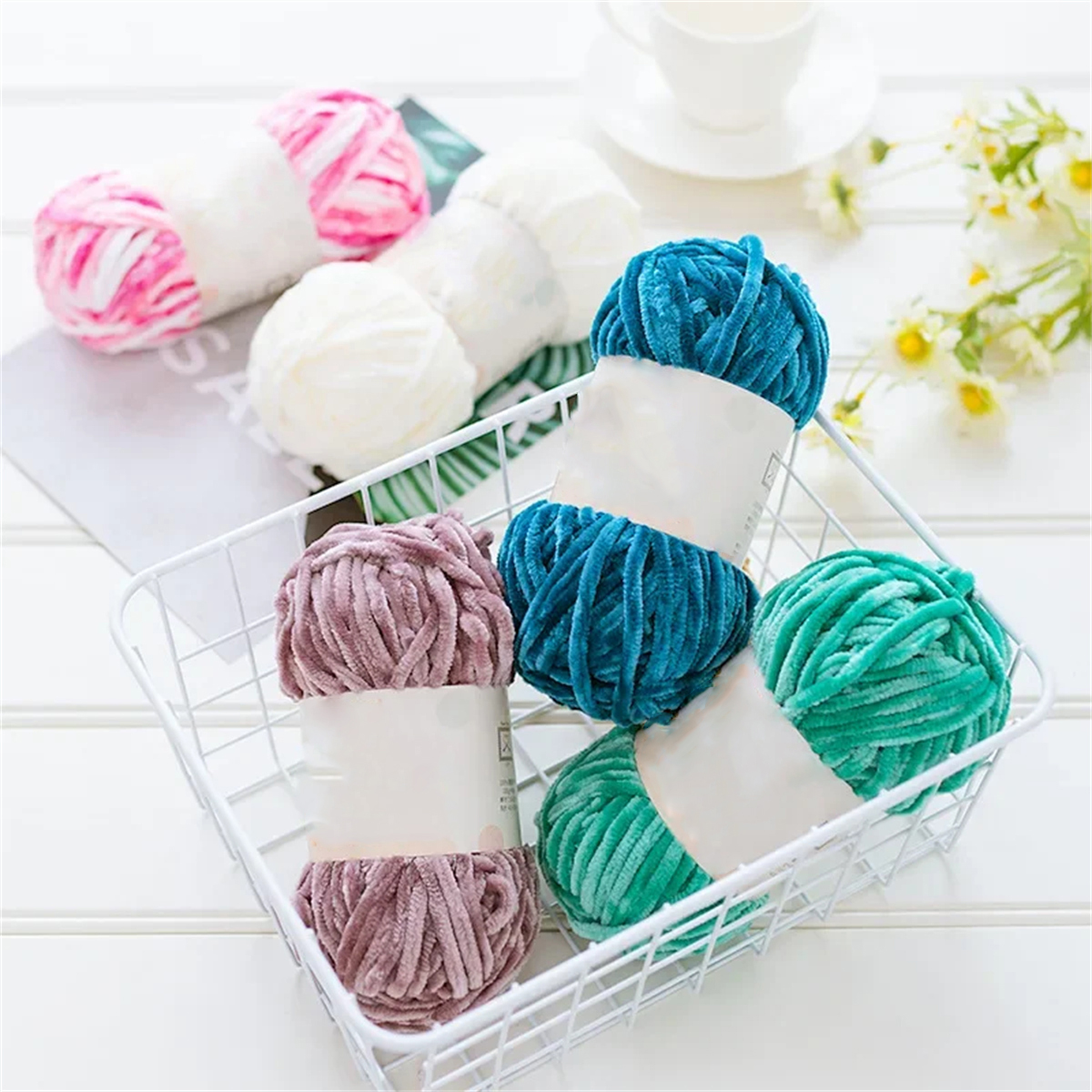 3pcs 100g Super Soft Velvet Ya – Throw Blanket Chunky Knit recenzja i cena