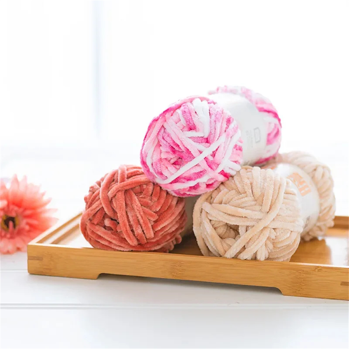3pcs 100g Super Soft Velvet Ya – Throw Blanket Chunky Knit recenzja i cena