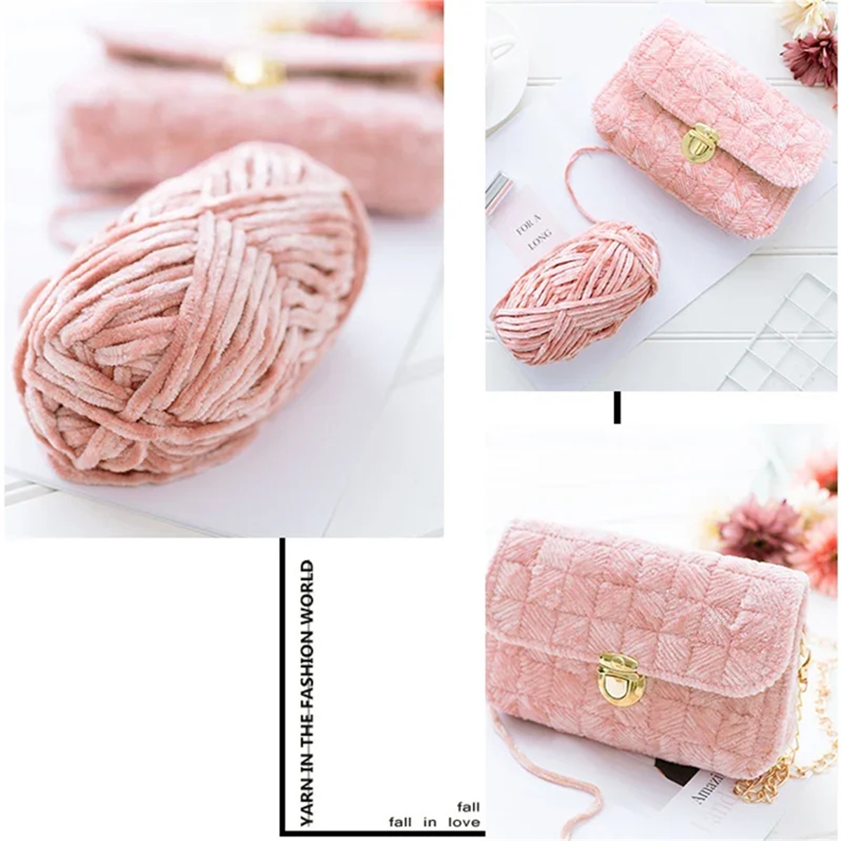 3pcs 100g Super Soft Velvet Ya – Throw Blanket Chunky Knit recenzja i cena