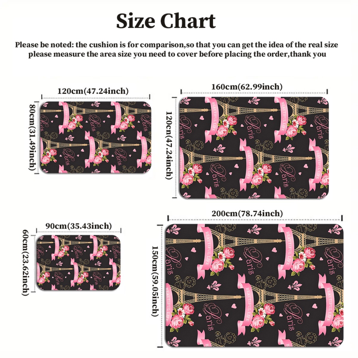 Paris Eiffel Tower Rose Pink C – Home Textiles Paris recenzja i cena
