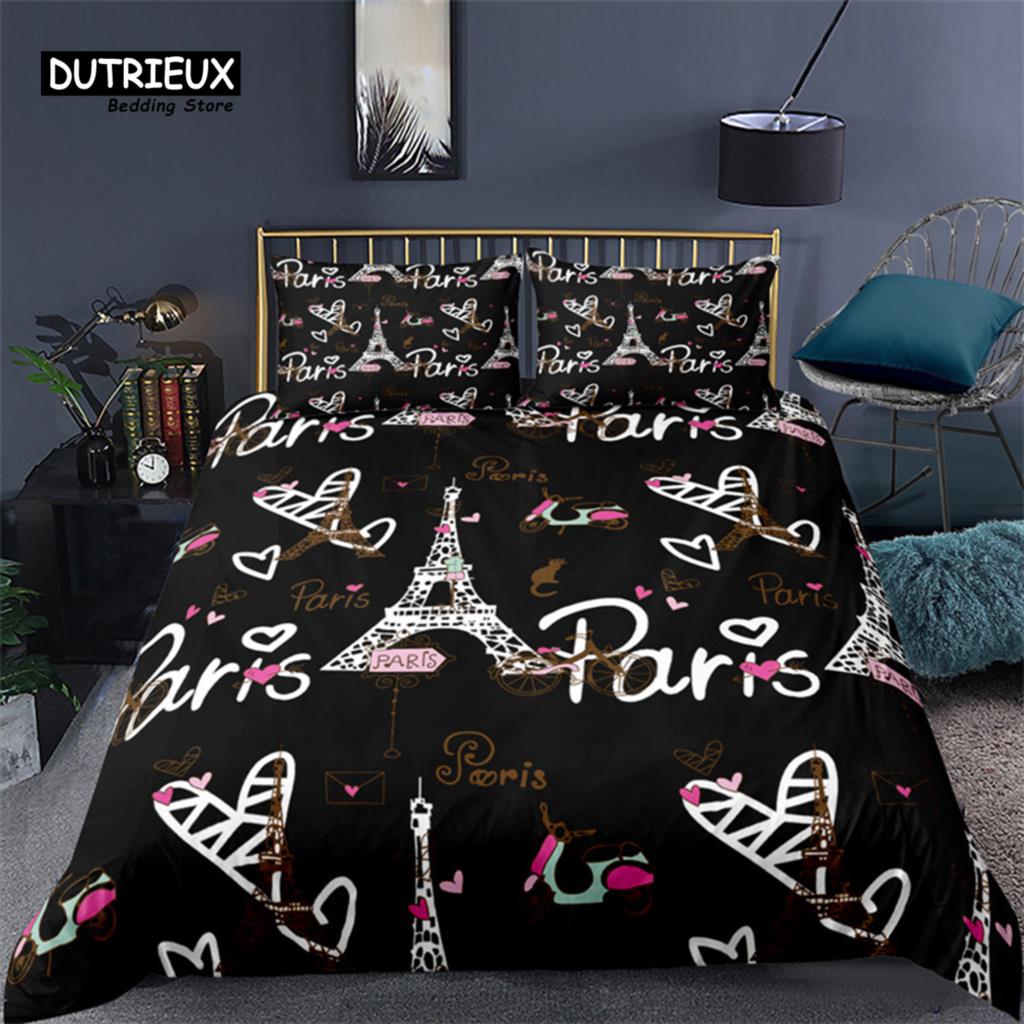 2/3PCS Soft Paris Eiffel Tower – Home Textiles Paris recenzja i cena