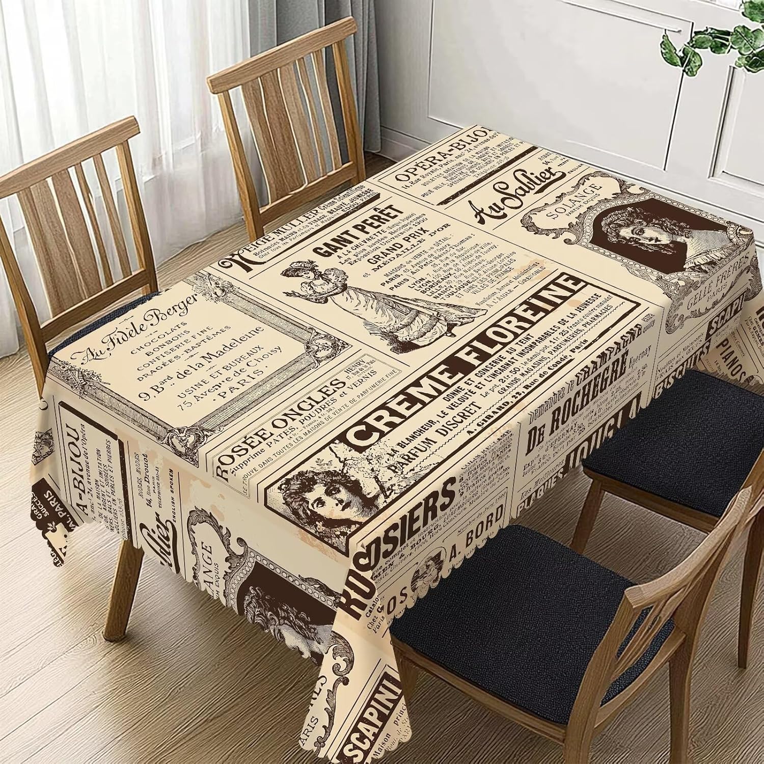 Vintage Paris France Newspaper – Home Textiles Paris recenzja i cena