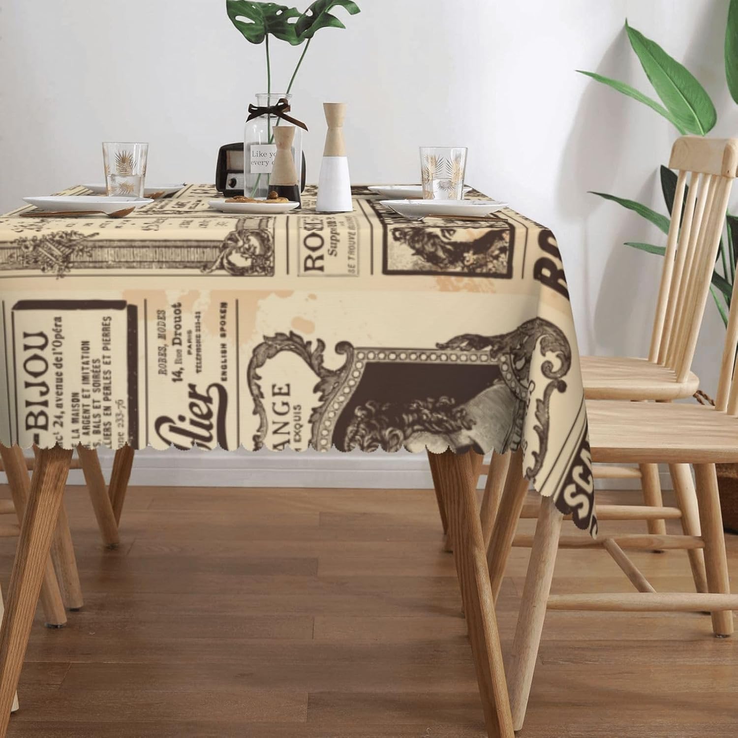 Vintage Paris France Newspaper – Home Textiles Paris recenzja i cena