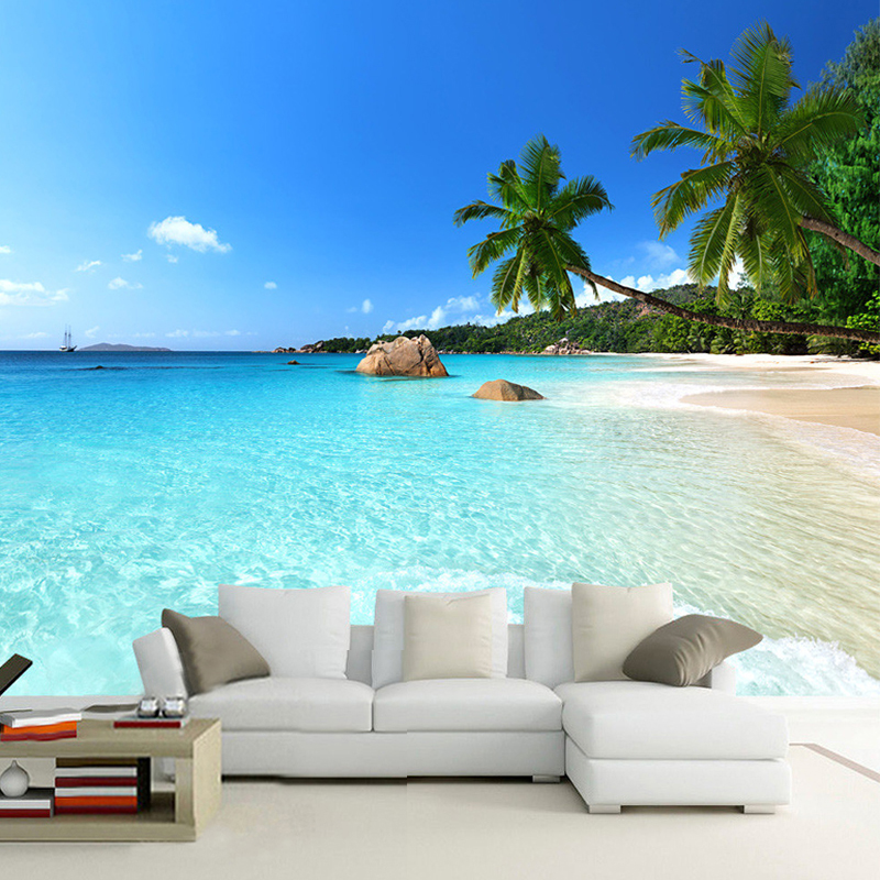 Modern Simple Seaside Landscap – Home Textiles Photos recenzja i cena