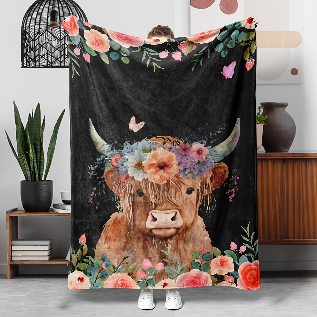 Flannel Throw Blanket: Adorabl – Highland Home Textiles recenzja i cena
