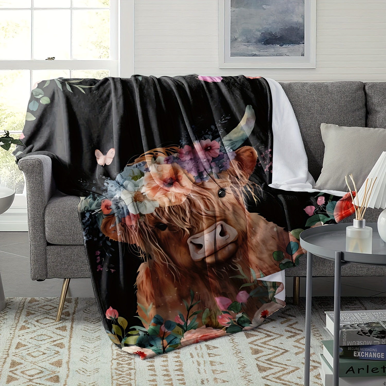 Flannel Throw Blanket: Adorabl – Highland Home Textiles recenzja i cena