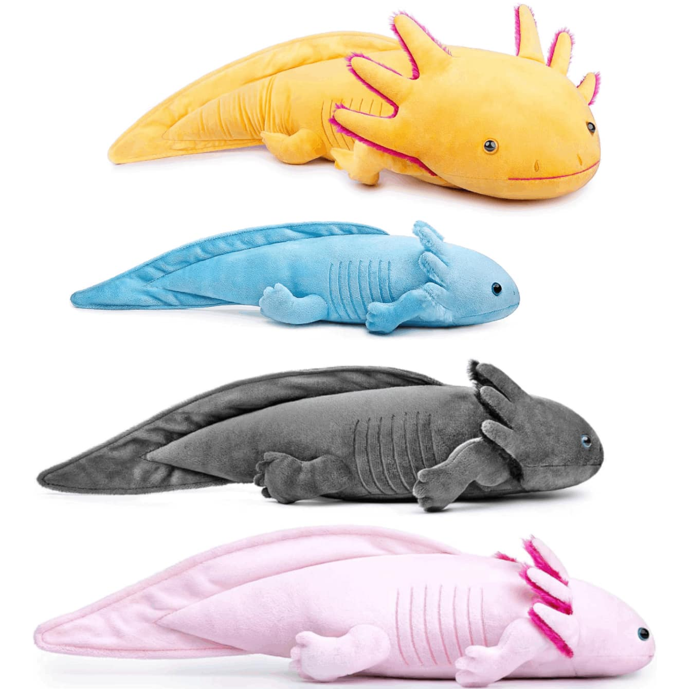 Kawaii Colorful Newt Plush Toy – Bolster Pillow Long recenzja i cena