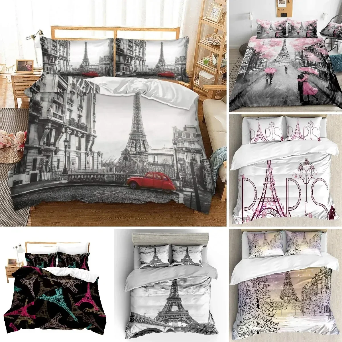 Eiffel Tower Paris Theme Comfo – Home Textiles Paris recenzja i cena