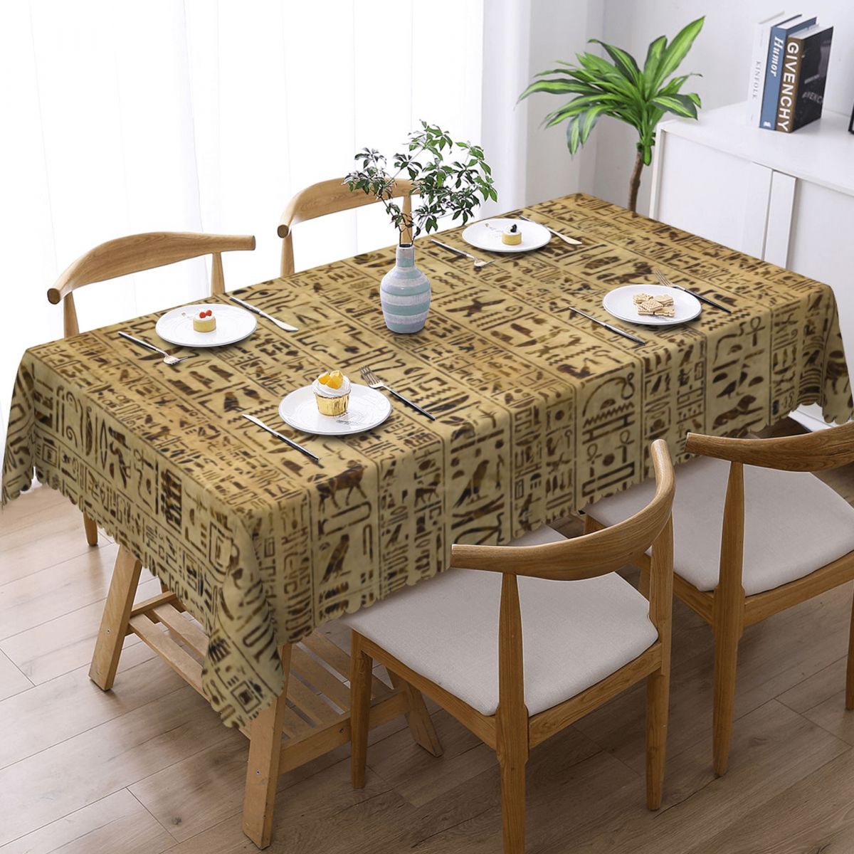 Egyptian Hieroglyphs On Papyru – Home Textiles Egypt recenzja i cena