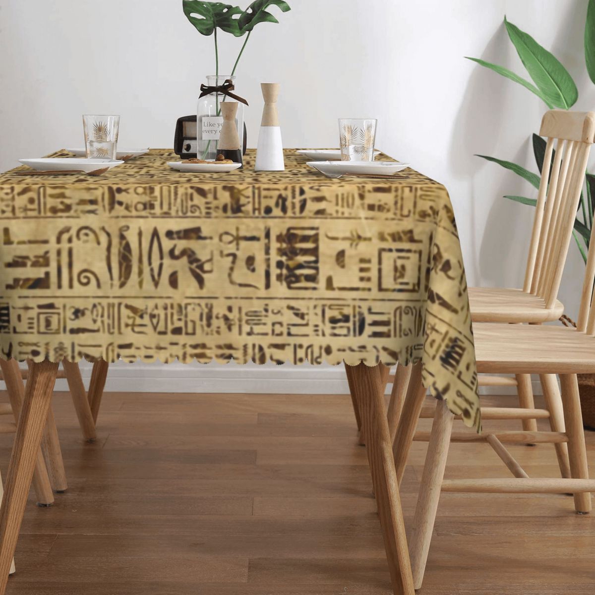Egyptian Hieroglyphs On Papyru – Home Textiles Egypt recenzja i cena