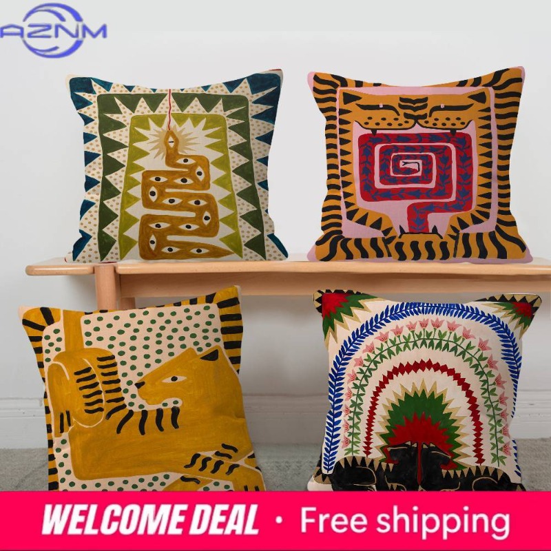 Ancient Egypt Abstract Colorfu – Home Textiles Egypt recenzja i cena