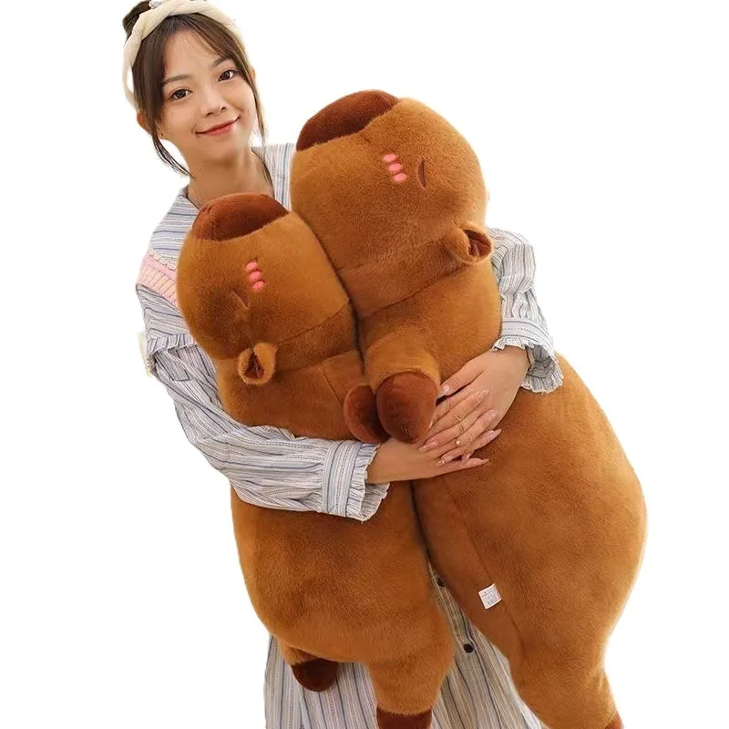 45/65cm Cute Stuffed Capybara  – Bolster Pillow Long recenzja i cena