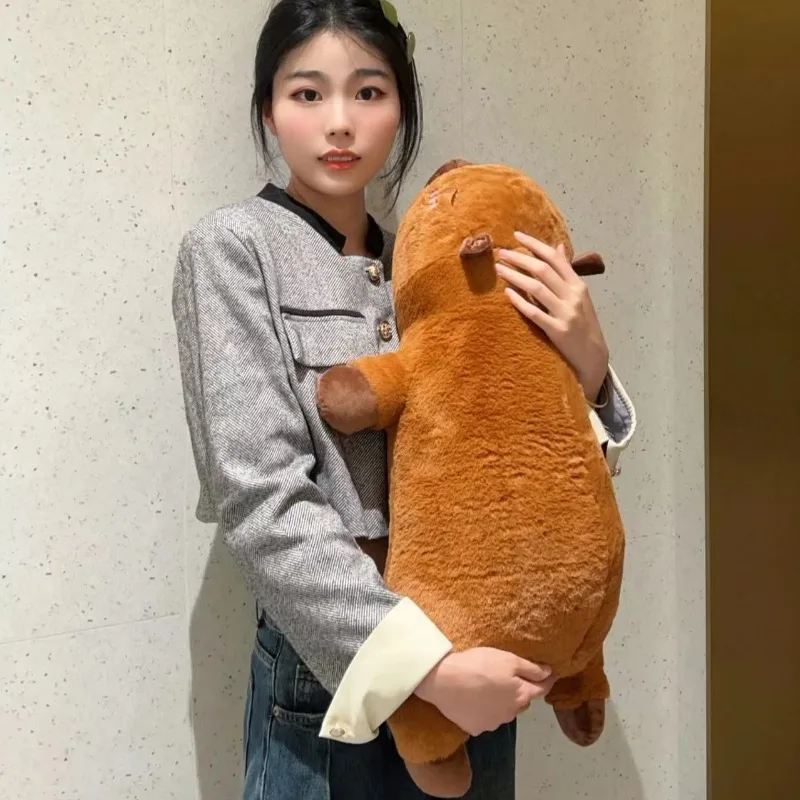 45/65cm Cute Stuffed Capybara  – Bolster Pillow Long recenzja i cena
