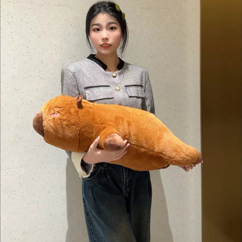 45/65cm Cute Stuffed Capybara  – Bolster Pillow Long recenzja i cena