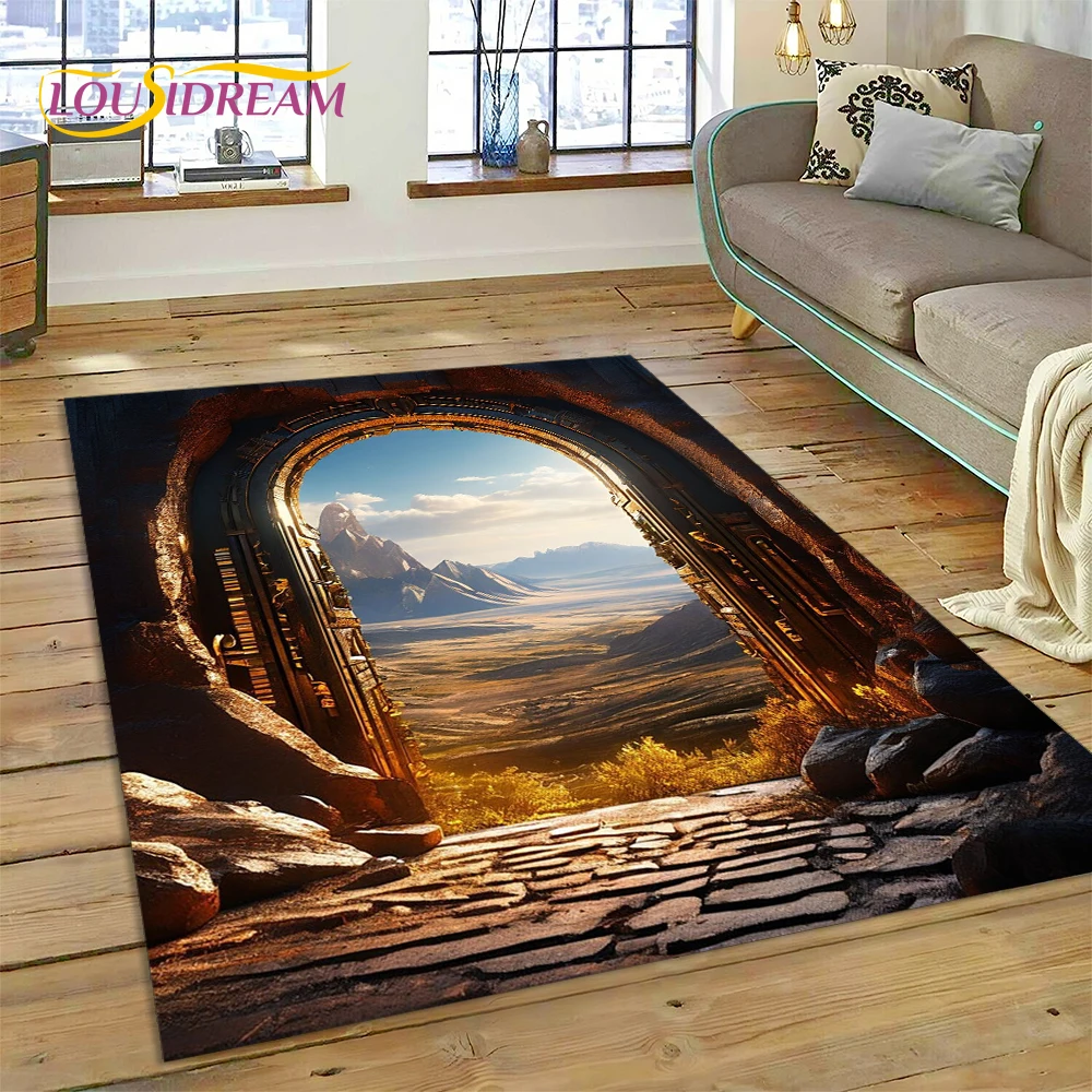 Illusion God's Temple Door Gat – Home Textiles Online recenzja i cena