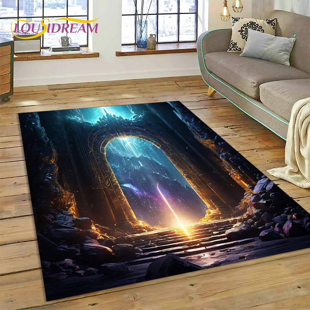 Illusion God's Temple Door Gat – Home Textiles Online recenzja i cena