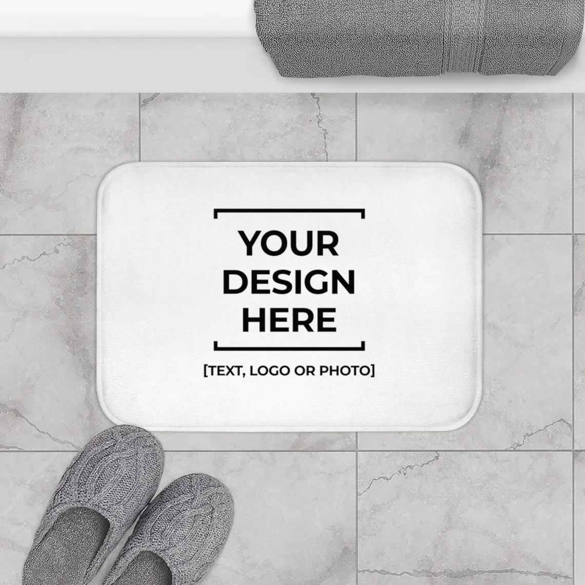 Personalized Bath Mat, Custom  – Home Textiles Photos recenzja i cena