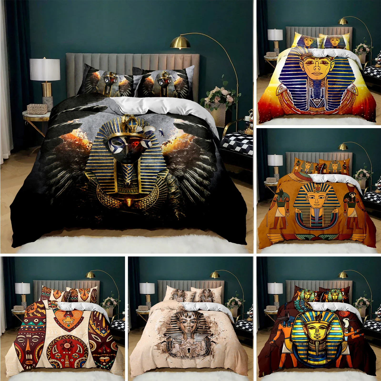 Pharaoh 3D Ancient Egypt Tribe – Home Textiles Egypt recenzja i cena