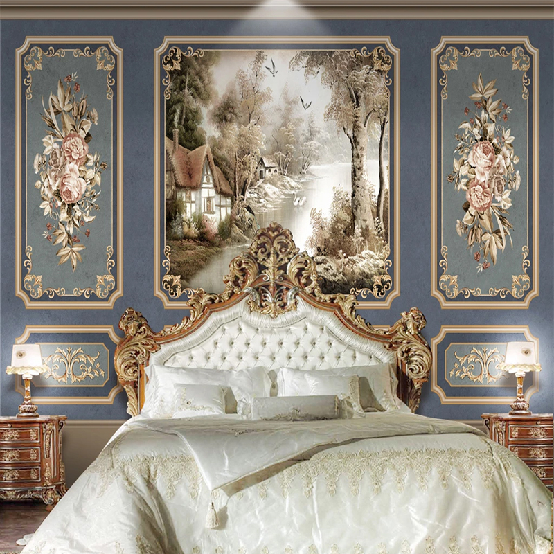 European Style Retro Wallpaper – Home Textiles Photos recenzja i cena