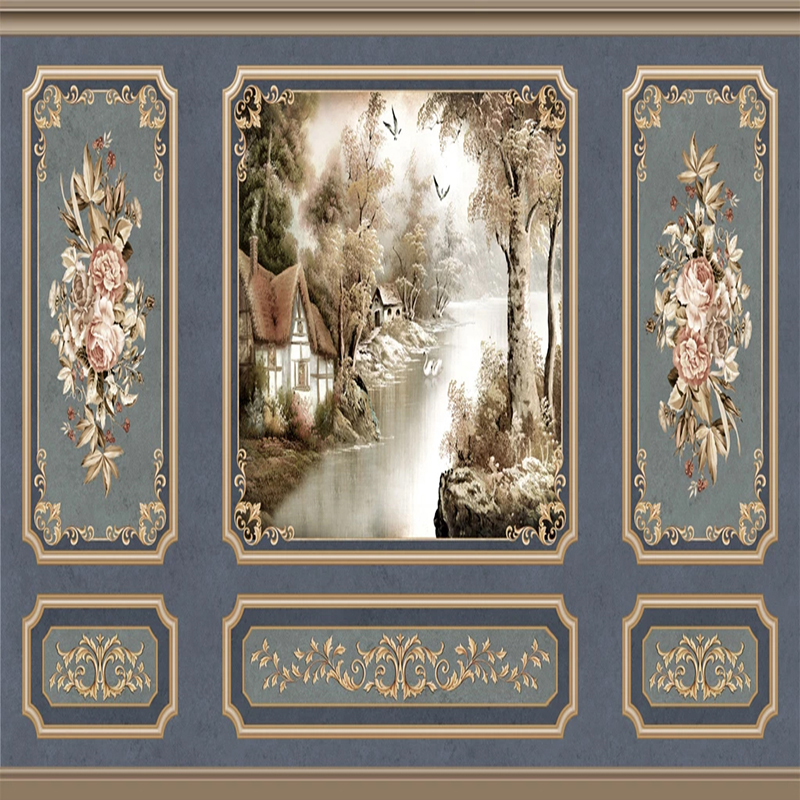 European Style Retro Wallpaper – Home Textiles Photos recenzja i cena