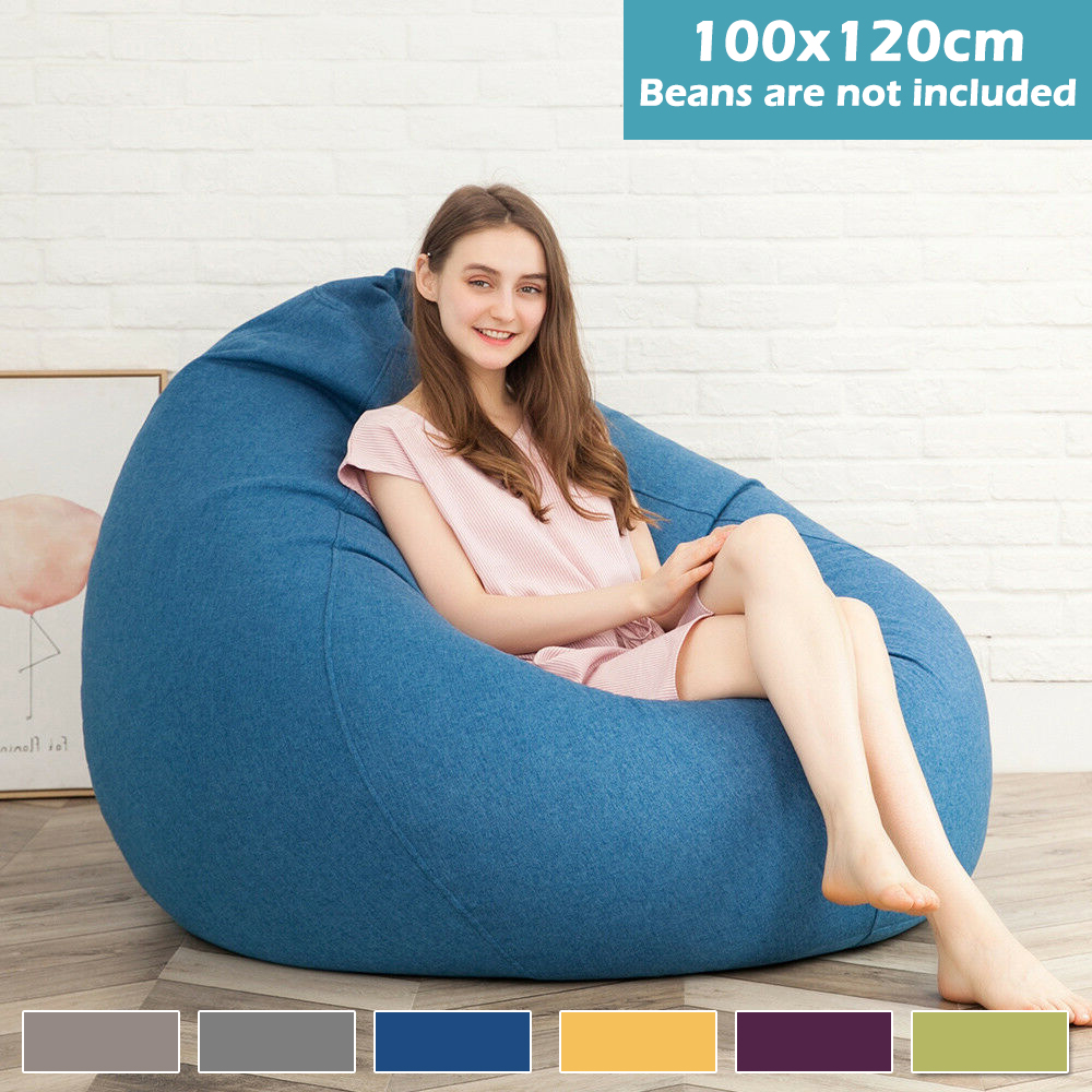 Lazy Sofas Cover Chairs Withou – Floor Cushion Pouf recenzja i cena