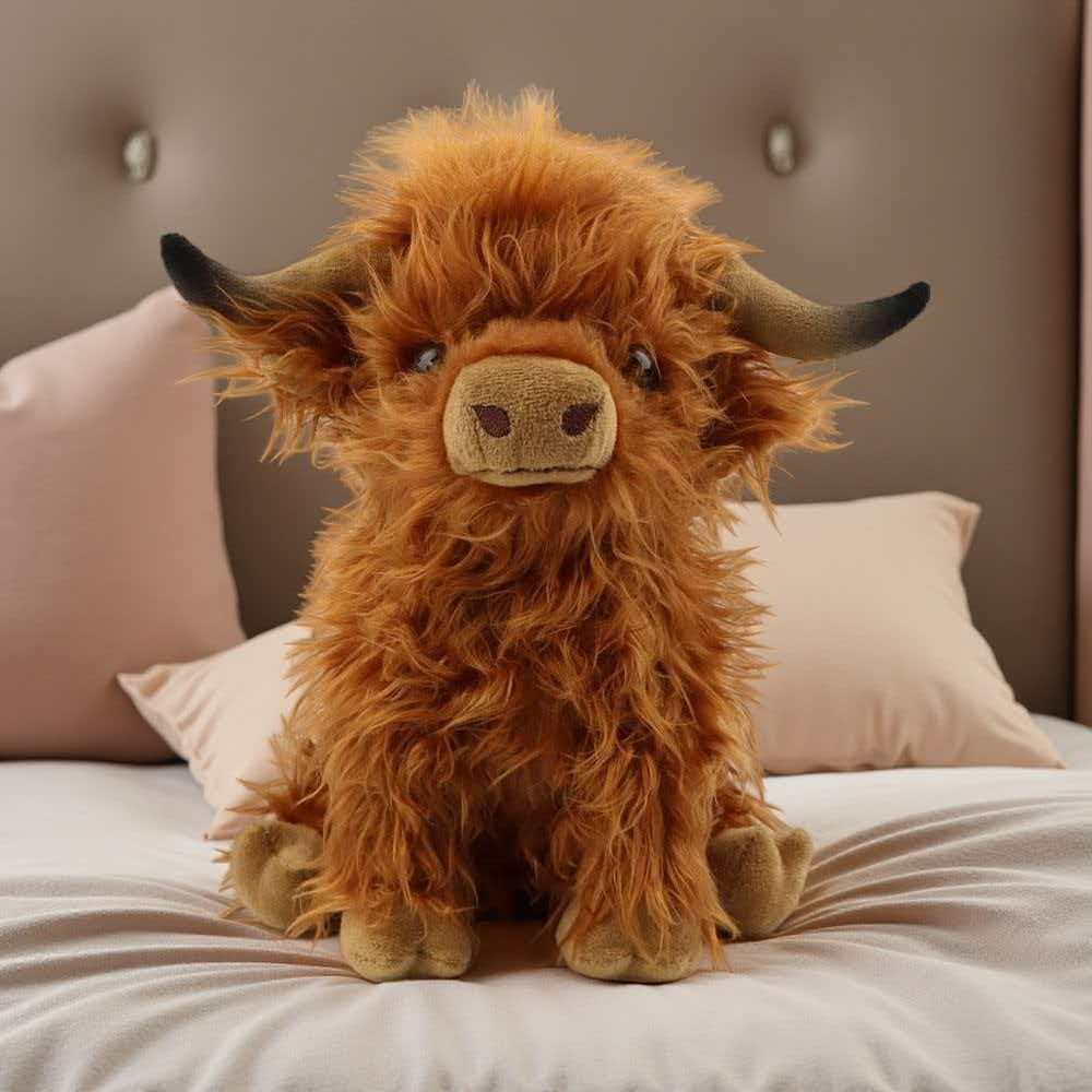 Highland Bull Simulation Plush – Highland Home Textiles recenzja i cena