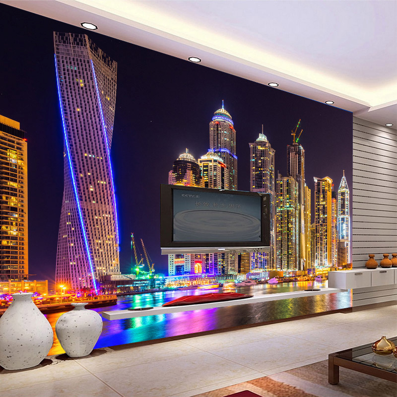 Custom 3D Photo Night View Cit – Home Textiles Photos recenzja i cena