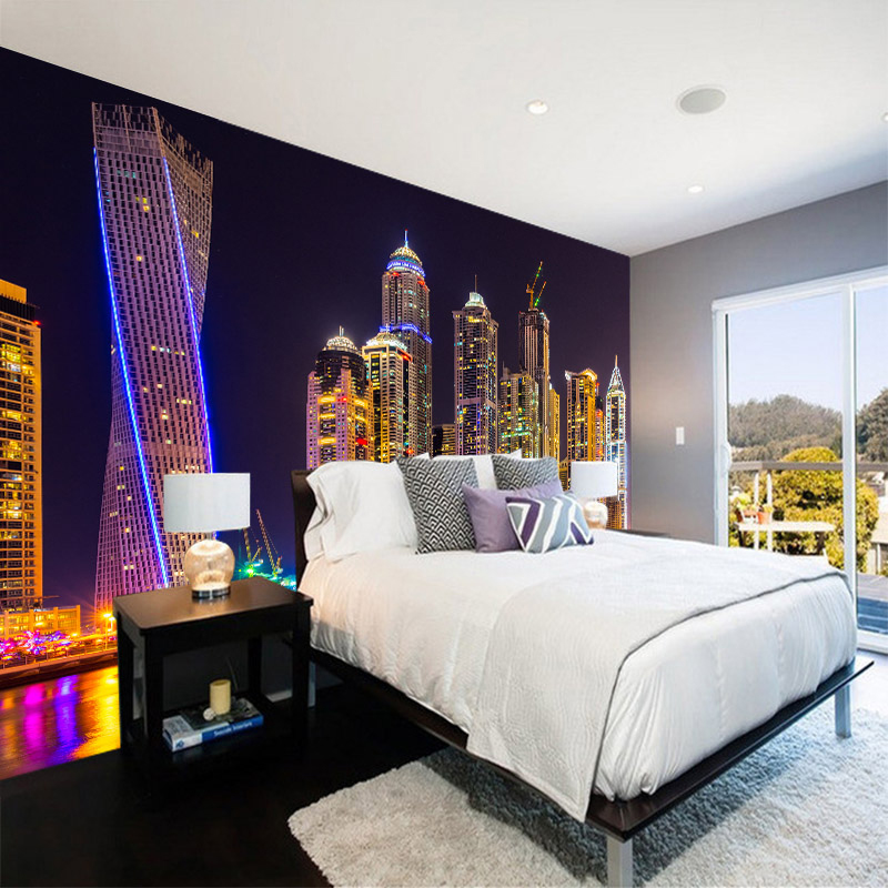 Custom 3D Photo Night View Cit – Home Textiles Photos recenzja i cena