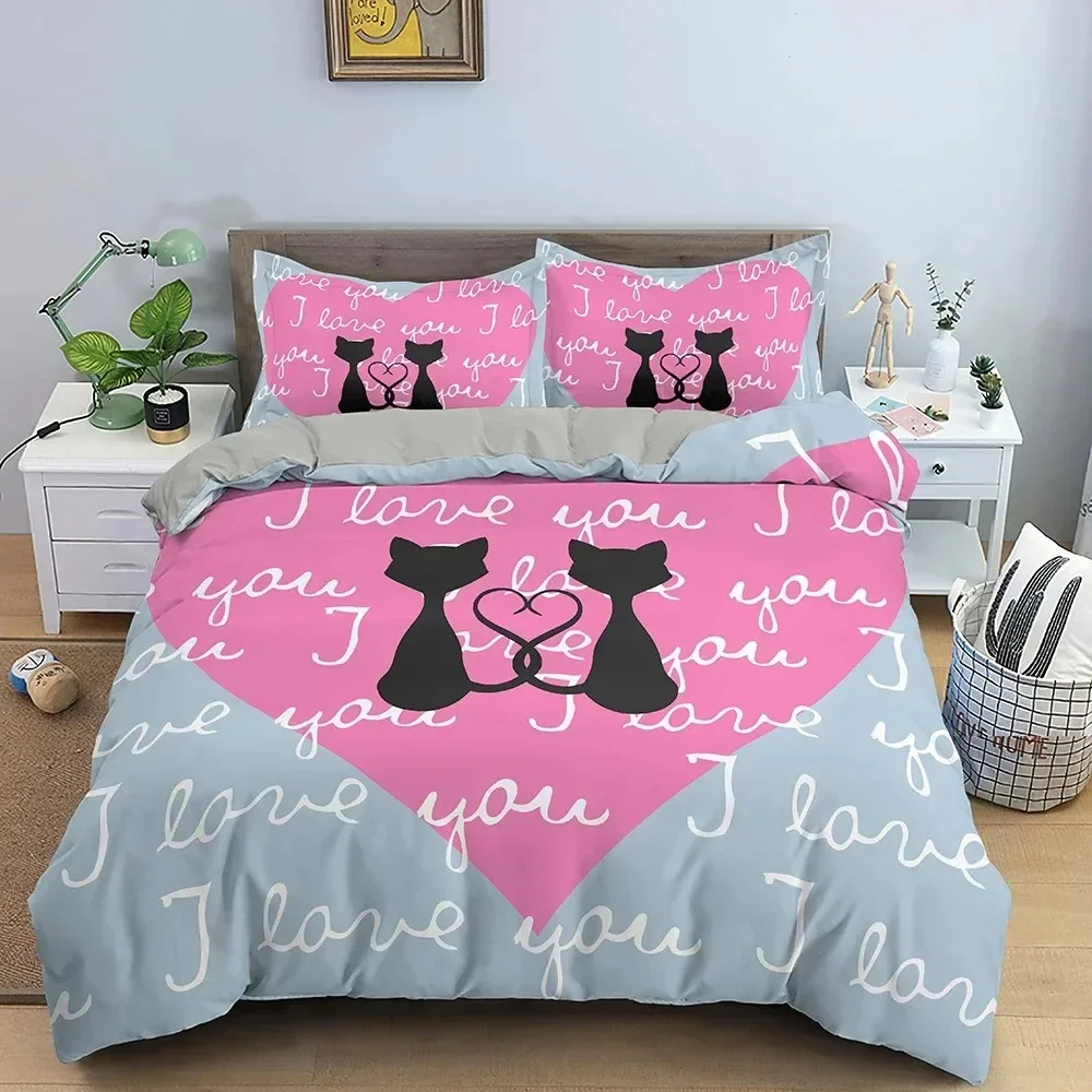 3D Love Heart Duvet Cover Pari – Home Textiles Paris recenzja i cena