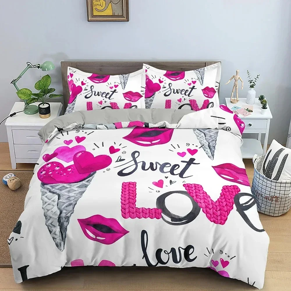 3D Love Heart Duvet Cover Pari – Home Textiles Paris recenzja i cena